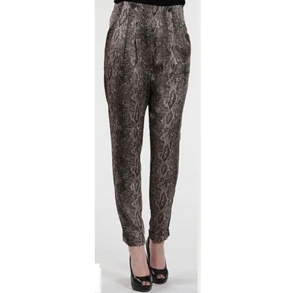 Ted Baker Pants - Ted Baker Silk Snake Skin Print Pants